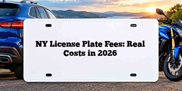NY License Plate Fees: Real Costs in 2026