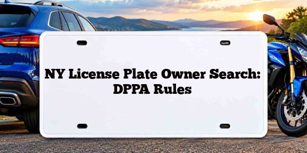 NY License Plate Owner Search: DPPA Rules