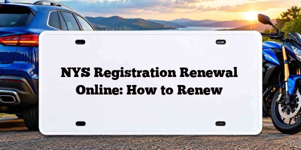 NYS Registration Renewal Online: How to Renew
