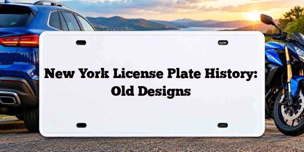 New York License Plate History: Old Designs