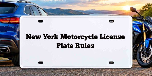 New York Motorcycle License Plate Rules